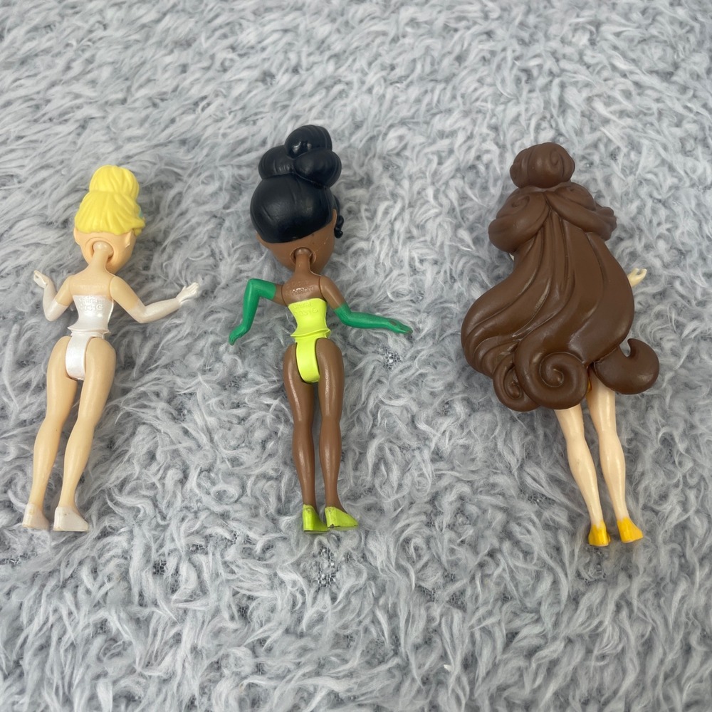 Disney Princess MagiClip Dolls Little Kingdom Belle Tiana Cinderella Lot 20 - Picture 3 of 6